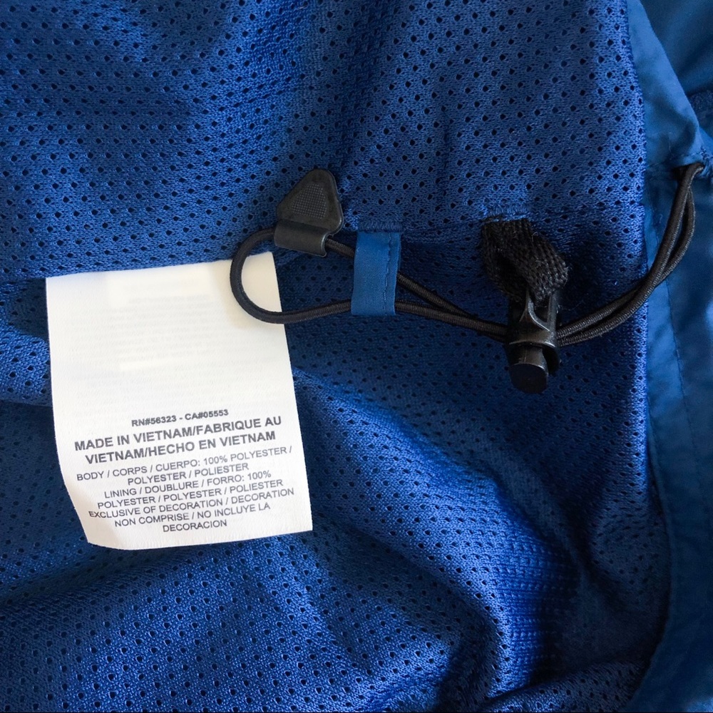 NFL on field apparel | blue windbreaker jacket LG - Picture 8 of 8